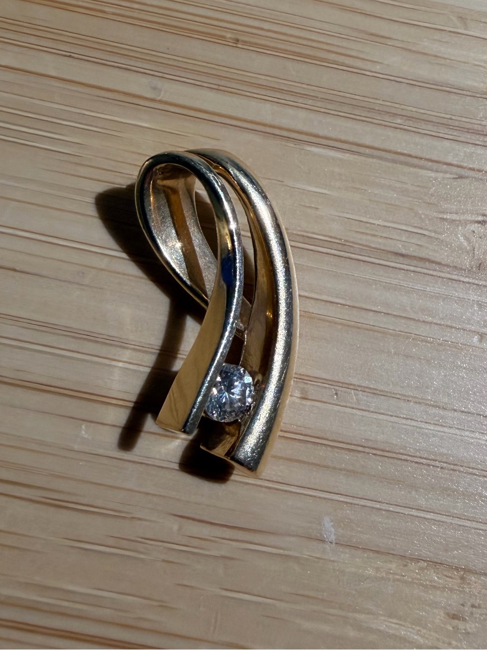 BH Effy 14K gold diamond pendant - Picture 8 of 9